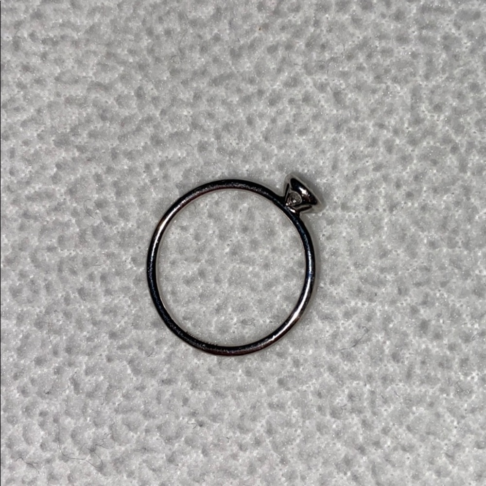Silver diamond ring - Picture 2 of 2